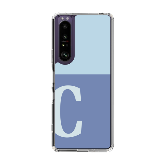 Slim Protection Case［ Original - initial two tone - C blue ］