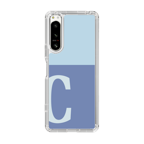 Slim Protection Case［ Original - initial two tone - C blue ］