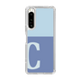 Slim Protection Case［ Original - initial two tone - C blue ］