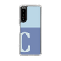 Slim Protection Case［ Original - initial two tone - C blue ］