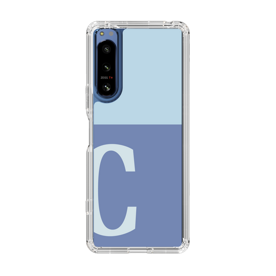 Slim Protection Case［ Original - initial two tone - C blue ］