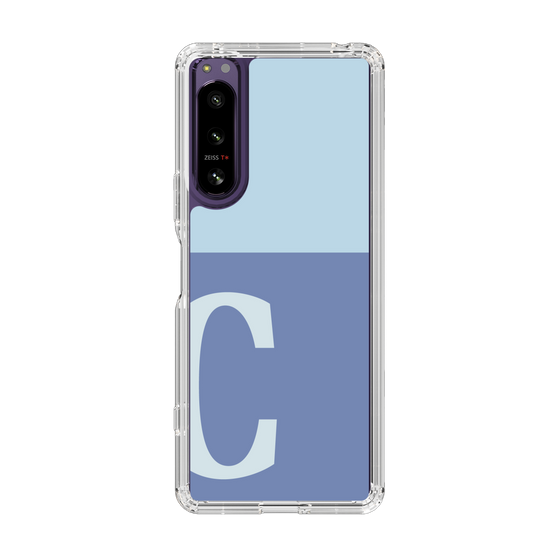 Slim Protection Case［ Original - initial two tone - C blue ］