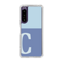 Slim Protection Case［ Original - initial two tone - C blue ］