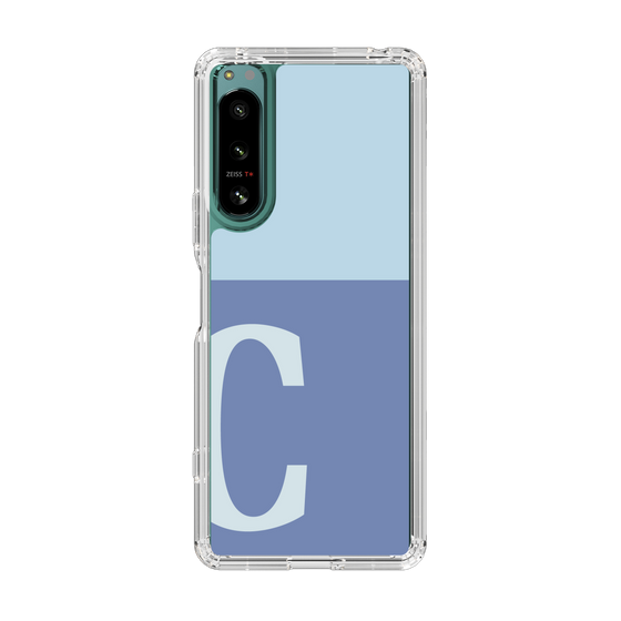 Slim Protection Case［ Original - initial two tone - C blue ］