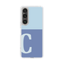 Slim Protection Case［ Original - initial two tone - C blue ］