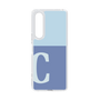 Slim Protection Case［ Original - initial two tone - C blue ］