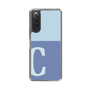 Slim Protection Case［ Original - initial two tone - C blue ］