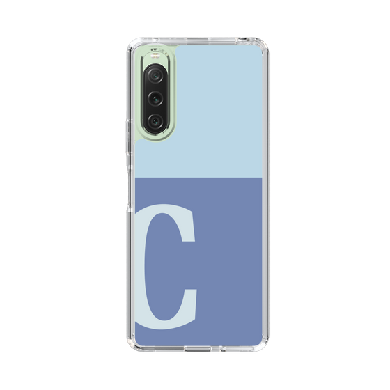 Slim Protection Case［ Original - initial two tone - C blue ］