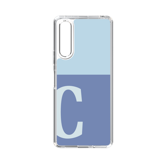 Slim Protection Case［ Original - initial two tone - C blue ］