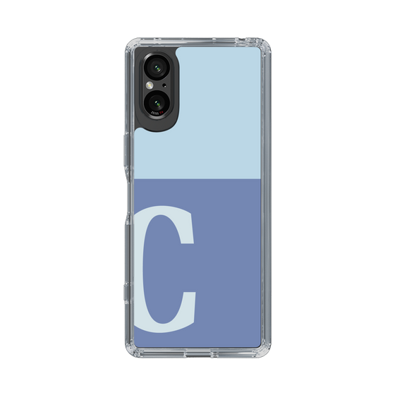 Slim Protection Case［ Original - initial two tone - C blue ］