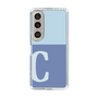 Slim Protection Case［ Original - initial two tone - C blue ］