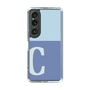 Slim Protection Case［ Original - initial two tone - C blue ］