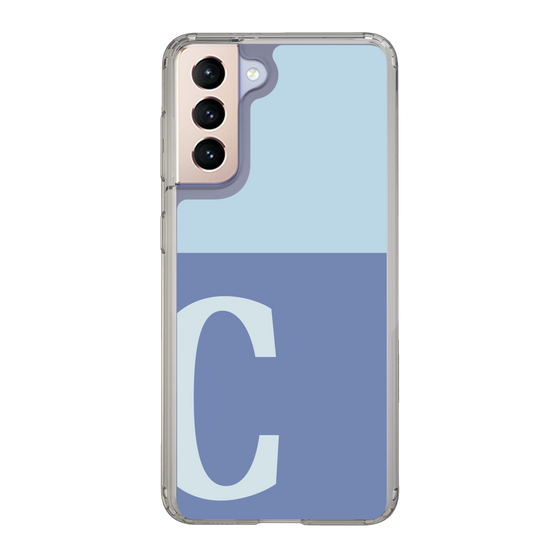 Slim Protection Case［ Original - initial two tone - C blue ］
