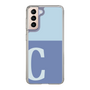 Slim Protection Case［ Original - initial two tone - C blue ］