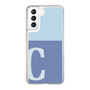 Slim Protection Case［ Original - initial two tone - C blue ］