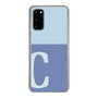 Slim Protection Case［ Original - initial two tone - C blue ］