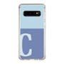 Slim Protection Case［ Original - initial two tone - C blue ］