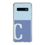 Slim Protection Case［ Original - initial two tone - C blue ］