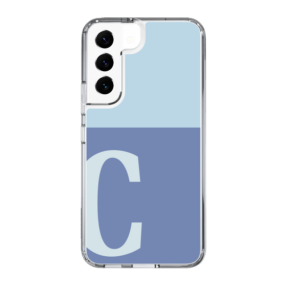 Slim Protection Case［ Original - initial two tone - C blue ］