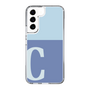 Slim Protection Case［ Original - initial two tone - C blue ］