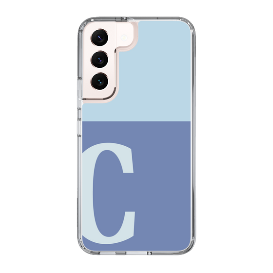 Slim Protection Case［ Original - initial two tone - C blue ］