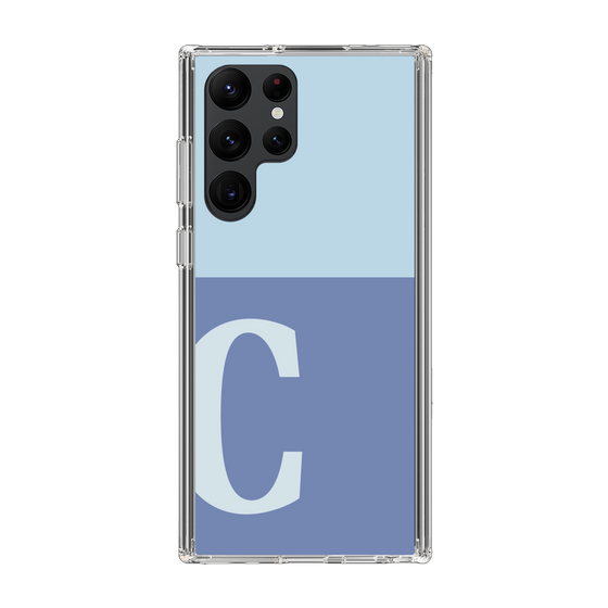 Slim Protection Case［ Original - initial two tone - C blue ］