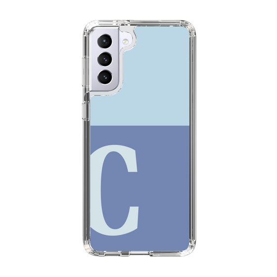 Slim Protection Case［ Original - initial two tone - C blue ］