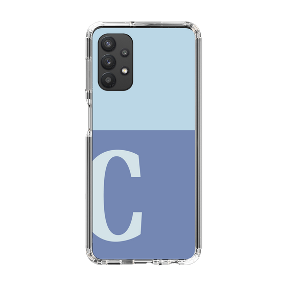 Slim Protection Case［ Original - initial two tone - C blue ］