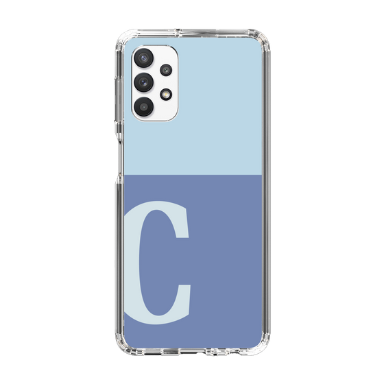 Slim Protection Case［ Original - initial two tone - C blue ］