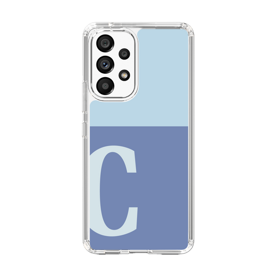 Slim Protection Case［ Original - initial two tone - C blue ］