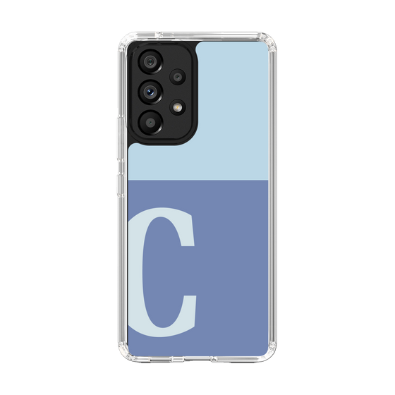 Slim Protection Case［ Original - initial two tone - C blue ］