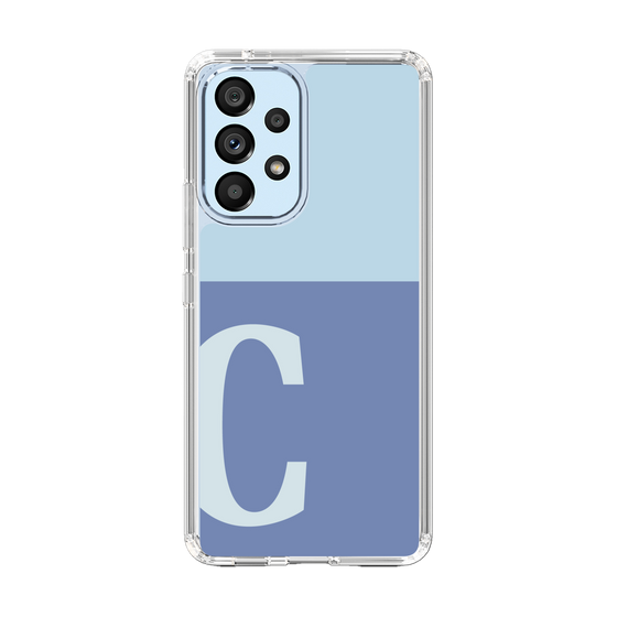 Slim Protection Case［ Original - initial two tone - C blue ］