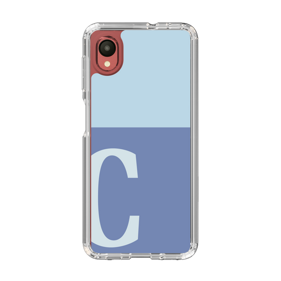 Slim Protection Case［ Original - initial two tone - C blue ］