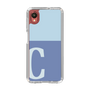 Slim Protection Case［ Original - initial two tone - C blue ］