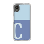 Slim Protection Case［ Original - initial two tone - C blue ］