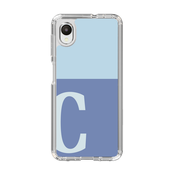 Slim Protection Case［ Original - initial two tone - C blue ］