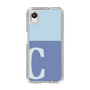 Slim Protection Case［ Original - initial two tone - C blue ］