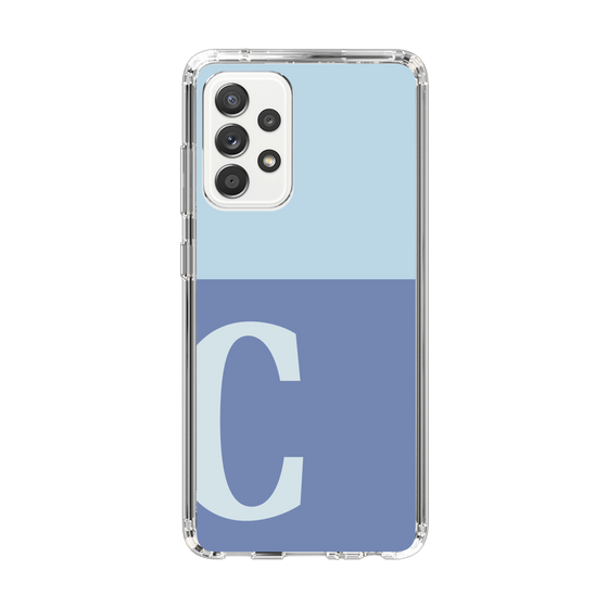 Slim Protection Case［ Original - initial two tone - C blue ］