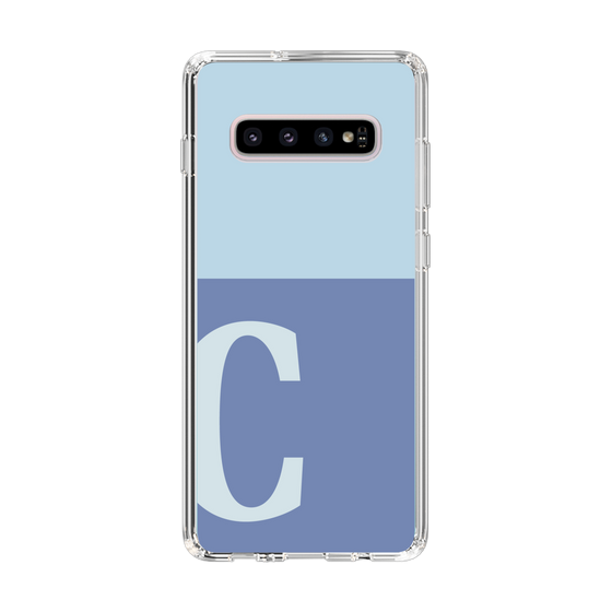 Slim Protection Case［ Original - initial two tone - C blue ］