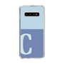 Slim Protection Case［ Original - initial two tone - C blue ］