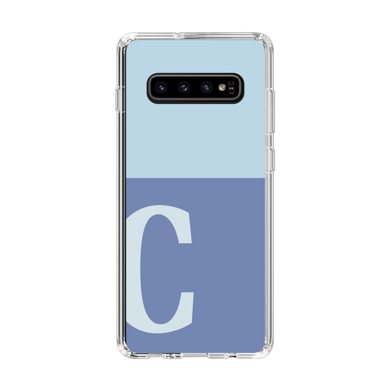 Slim Protection Case［ Original - initial two tone - C blue ］