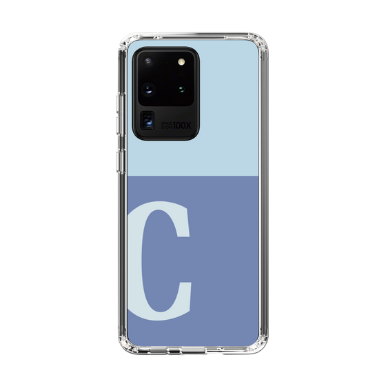 Slim Protection Case［ Original - initial two tone - C blue ］