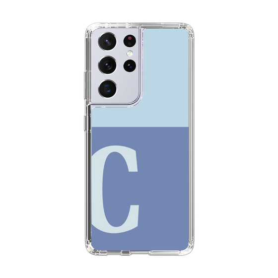 Slim Protection Case［ Original - initial two tone - C blue ］