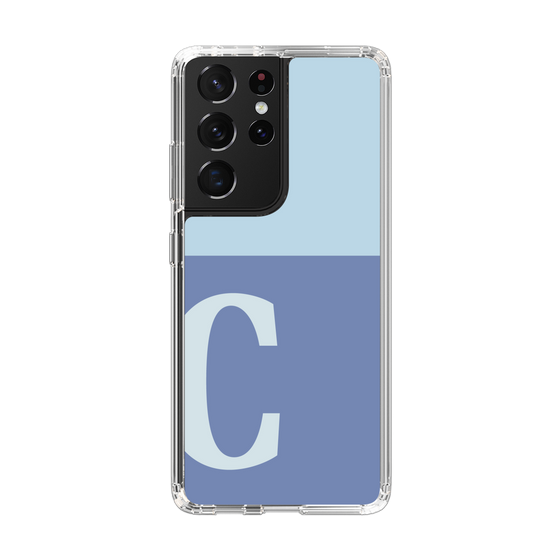 Slim Protection Case［ Original - initial two tone - C blue ］