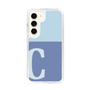 Slim Protection Case［ Original - initial two tone - C blue ］