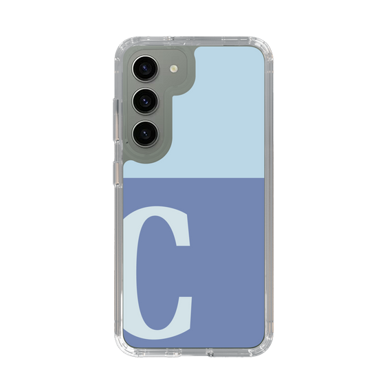 Slim Protection Case［ Original - initial two tone - C blue ］