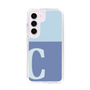 Slim Protection Case［ Original - initial two tone - C blue ］