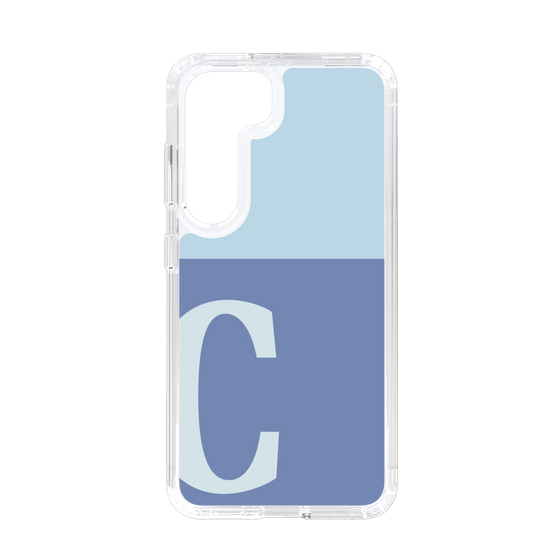 Slim Protection Case［ Original - initial two tone - C blue ］