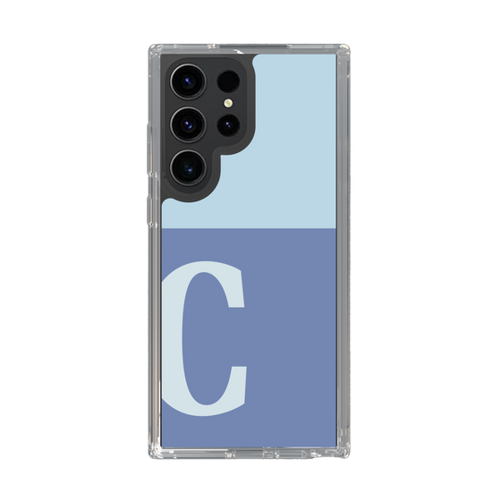 Slim Protection Case［ Original - initial two tone - C blue ］