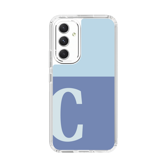 Slim Protection Case［ Original - initial two tone - C blue ］